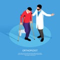 Orthopedist Isometric Background