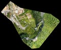 Orthorectified Drone Aerial Map Royalty Free Stock Photo