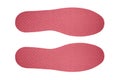 Orthotic insoles made of flavored latex. Royalty Free Stock Photo