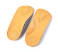 Orthotics insoles on a white background Royalty Free Stock Photo