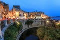 Ortigia in Syracuse night scene