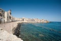 Ortigia waterfront - Mediterranean Sea Royalty Free Stock Photo