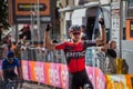 Ortisei, Italy May 25, 2017: Tejay van Garderen, Bmc Team, wins the mountain stage of Tour of Italy 2017