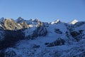 The Ortler Alps near Sulden in a sunny October day.