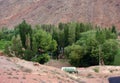 Orto Tokoi water reservoir near Balykchy Royalty Free Stock Photo