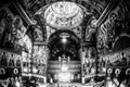 Ortodox inside church view Royalty Free Stock Photo