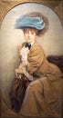 Portrait of Berthe Cerny, member of the Comedie-Francaise, 1907 painting by Jules Cayron