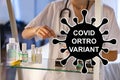 ORTRO. Variant ORTRO. Ortro covid. New variant of the SARS-CoV-2 coronavirus. Subvariant of Omicron. Design horizontal.