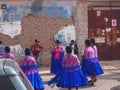 Oruro city and nature in the Andes Mountains