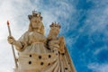 Oruru, bolivia - december, 2019 Monumento a la Virgen Candelaria. Virgin Mary with baby Royalty Free Stock Photo