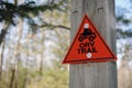 ORV Trail Sign Royalty Free Stock Photo