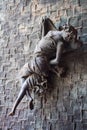 Bronze Angel Figure, a Door Handle on the Cathedral of Orvieto, Italy