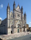 Facade of wonderful Orvieto cathedral