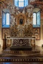 side chapel and altar in the hsitoric Orvieto Cathedral