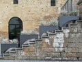 Orvieto - Particolare della scala esterna del Museo Emilio Greco