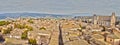 Orvieto`s main street aerial view Royalty Free Stock Photo