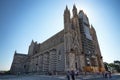 Orvieto, Umbria, August 30 2015. The cathedral of Orvieto