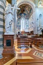 Orvieto Umbria Italy. The interior of the Cathedral