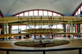 The Wright Brother`s Memorial in Kitty hawk, North Carolina includes a full size model of the original aircraft