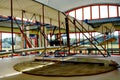 The Wright Brother`s Memorial in Kitty hawk, North Carolina includes a replica of the first aircraft to fly