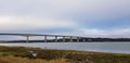 The Orwell bridge The Orwell bridge over the river Orwell Royalty Free Stock Photo