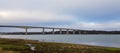 The Orwell bridge The Orwell bridge over the river Orwell Royalty Free Stock Photo
