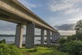 Orwell Bridge in Suffolk Royalty Free Stock Photo