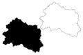 Oryol Oblast map vector