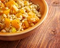 Orzotto con zucca Royalty Free Stock Photo