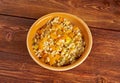 Orzotto con zucca Royalty Free Stock Photo