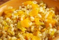 Orzotto con zucca Royalty Free Stock Photo