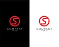 OS, SO Initial letter logotype company name design. vector logo for business and company identity