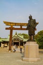 Sunny view of the Hokoku Shrine and Sanctuary Royalty Free Stock Photo