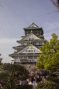 Osaka Castle in Japan Royalty Free Stock Photo