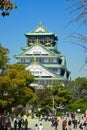 The Osaka Castle in japan tokyo