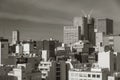 Osaka city skyline, Japan Royalty Free Stock Photo