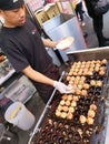 Osaka dontonbori takoyaki Royalty Free Stock Photo