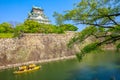 Osaka Castle tour boat Royalty Free Stock Photo