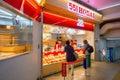 Osaka, Japan - April 9 2023: 551 Horai first opened in 1945 by three Taiwanese, it\'s one of the most famous and popular food Royalty Free Stock Photo