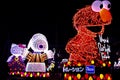 Close up of Elmo LED light parade float in Magical Starlight Parade