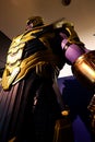 Thanos full armor suit action figure show for promote Avengers endgame