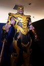 Thanos full armor suit action figure show for promote Avengers endgame