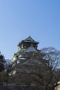 Osaka, Japan Castle Royalty Free Stock Photo