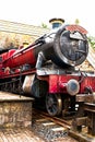 The hogwarts express train at the Wizarding World of Harry Potter in Universal Studios Royalty Free Stock Photo
