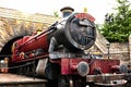 The hogwarts express train at the Wizarding World of Harry Potter in Universal Studios Royalty Free Stock Photo