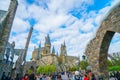 OSAKA, JAPAN - December 1, 2015: Universal Studios Japan (USJ). Royalty Free Stock Photo