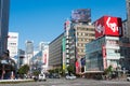 Osaka, Japan - Cityscape near Osaka Station in Umeda, Kita-ku, Osaka, Japan Royalty Free Stock Photo