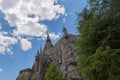 OSAKA, JAPAN - June 2, 2016. Photo of Hogwarts Castle in USJ.
