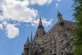 OSAKA, JAPAN - June 2, 2016. Photo of Hogwarts Castle in USJ.