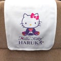 Hello Kitty Haruka Express operated by JR West, the new JR Kitty train service connects visitors to Royalty Free Stock Photo